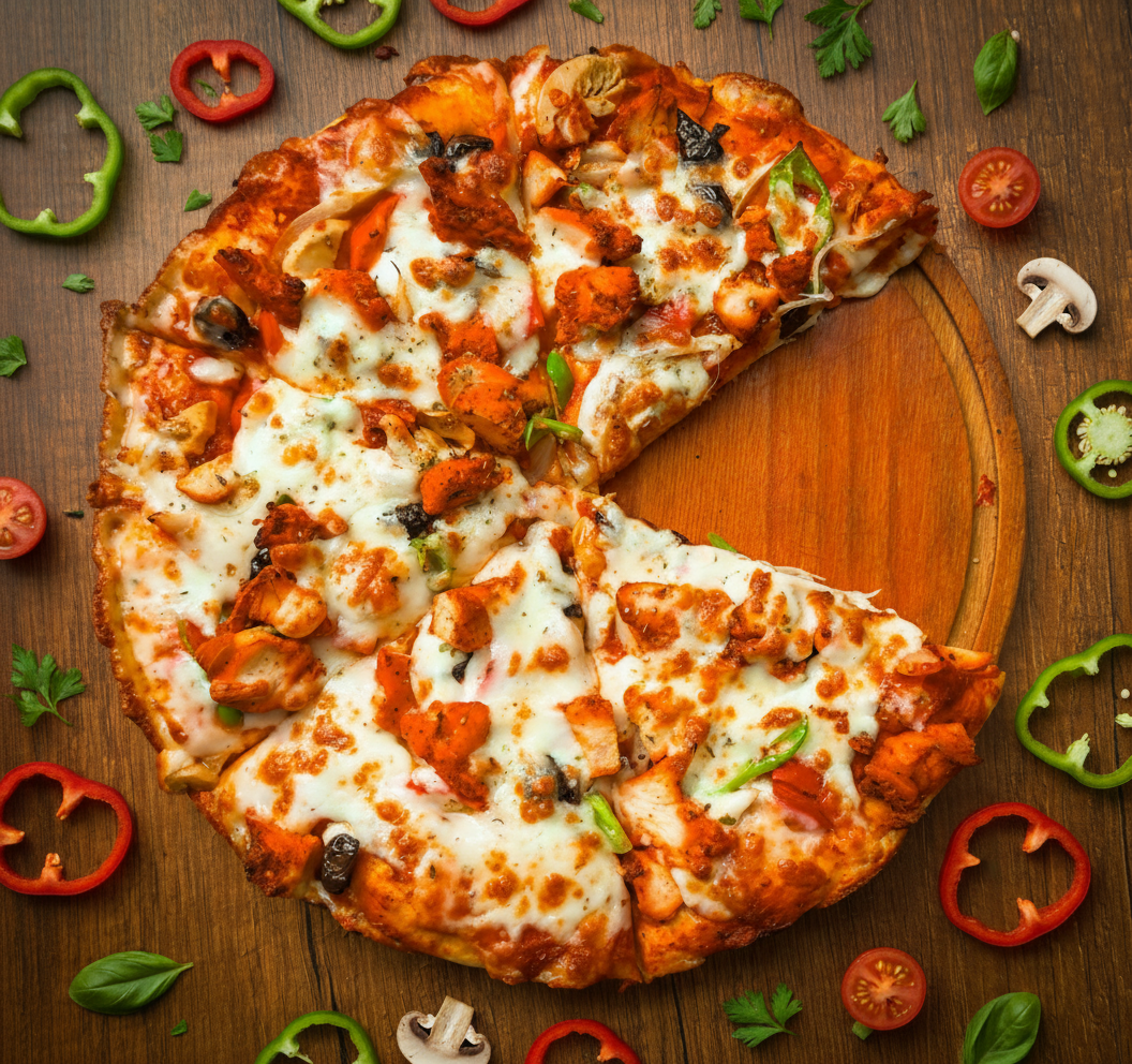 Chicken Pizza ( Tavuk Pizza )