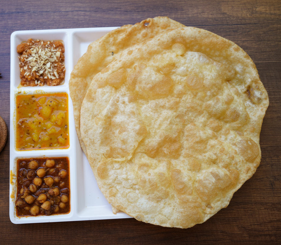 Halwa Puri Platter