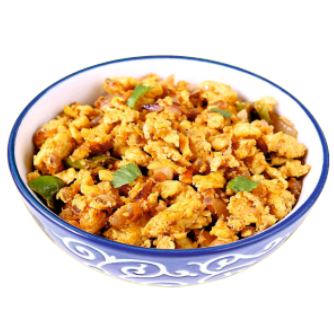 Bhurji Omelette With Paratha