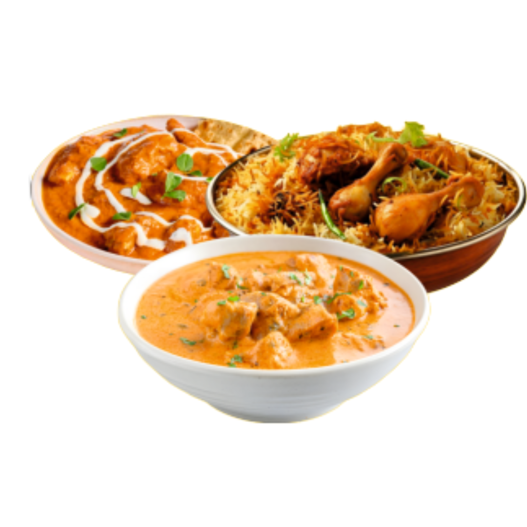 Biryani With Butter Chicken / Tikka Masala